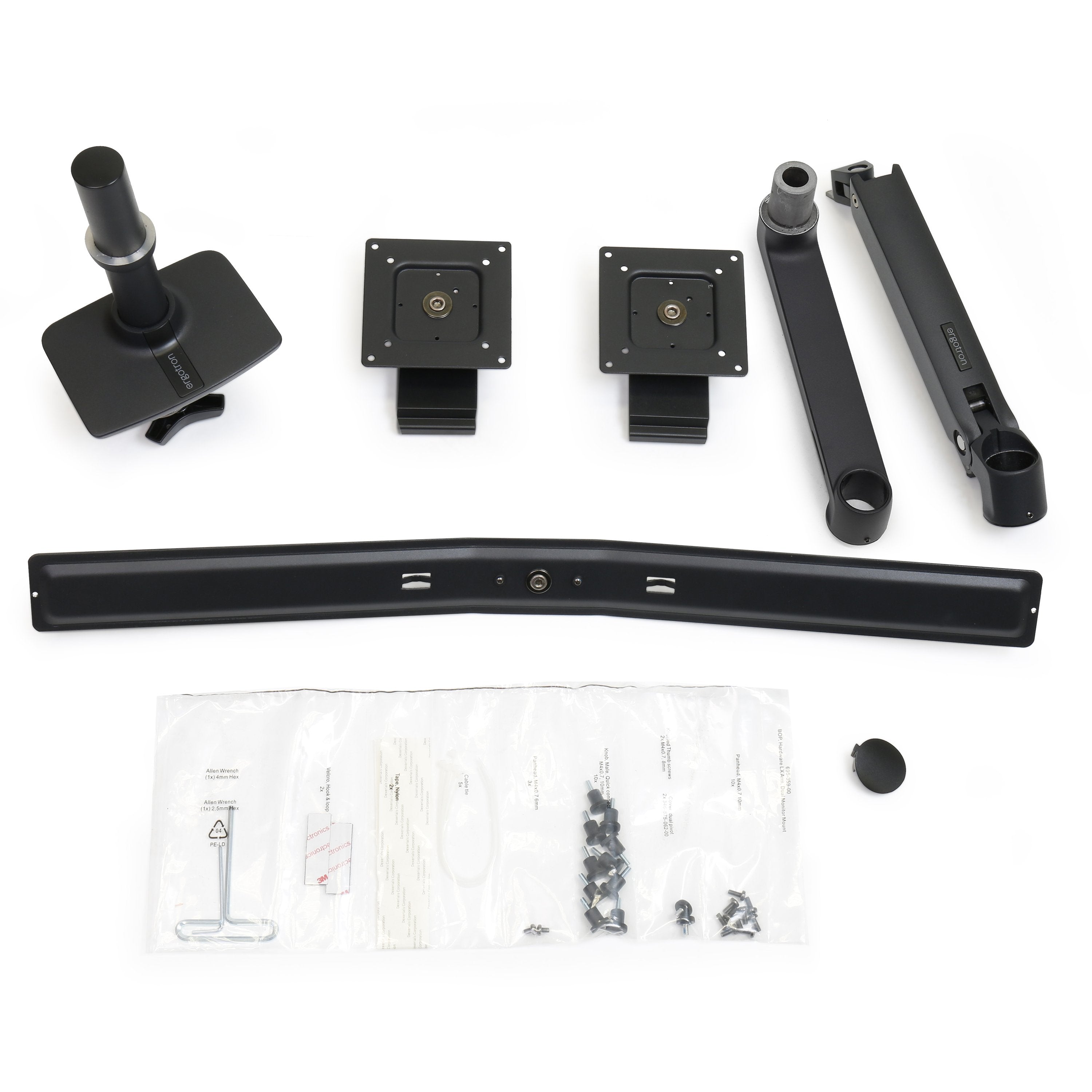 Ergotron - LX Desk Dual Direct Arm