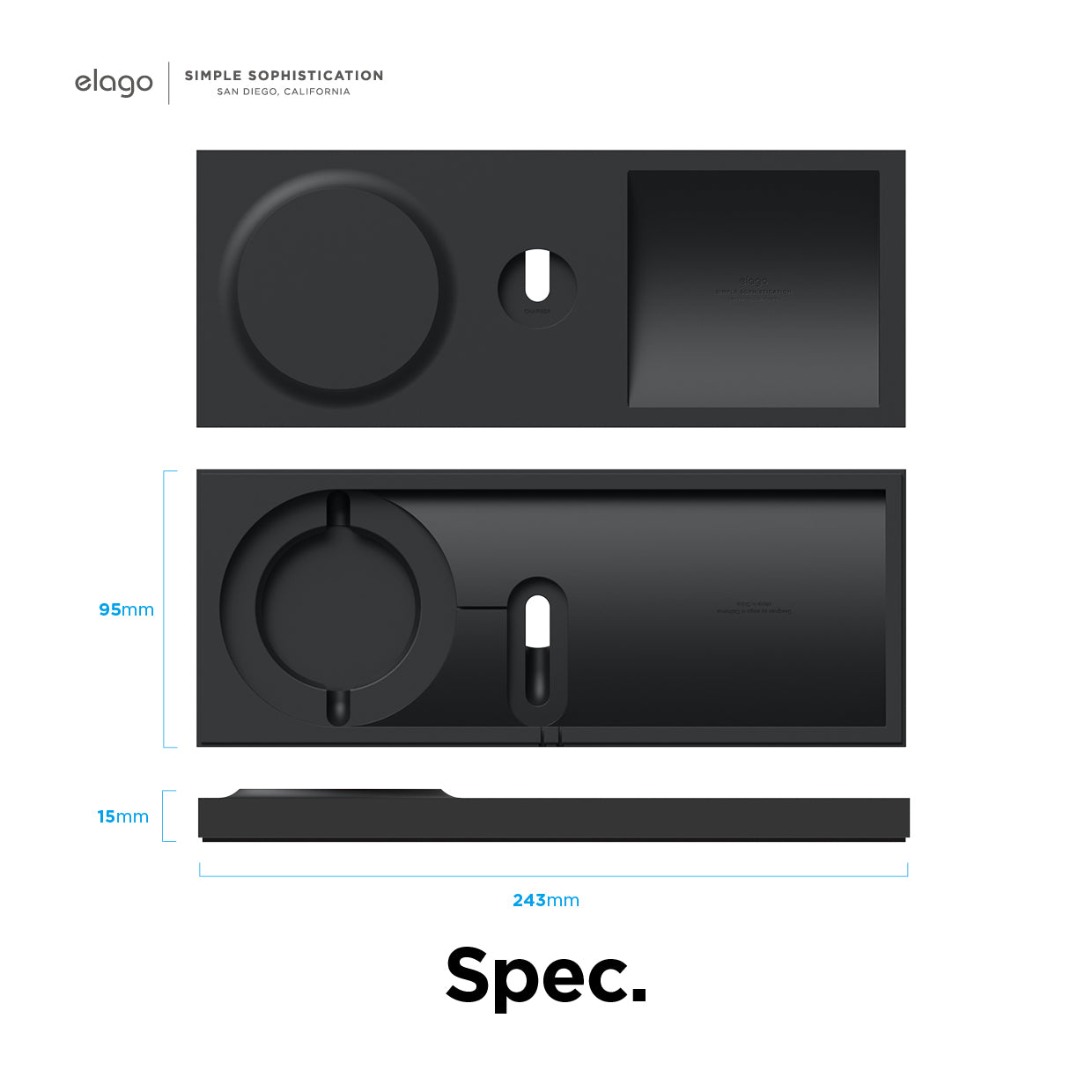 Elago - Charging Tray Duo for MagSafe