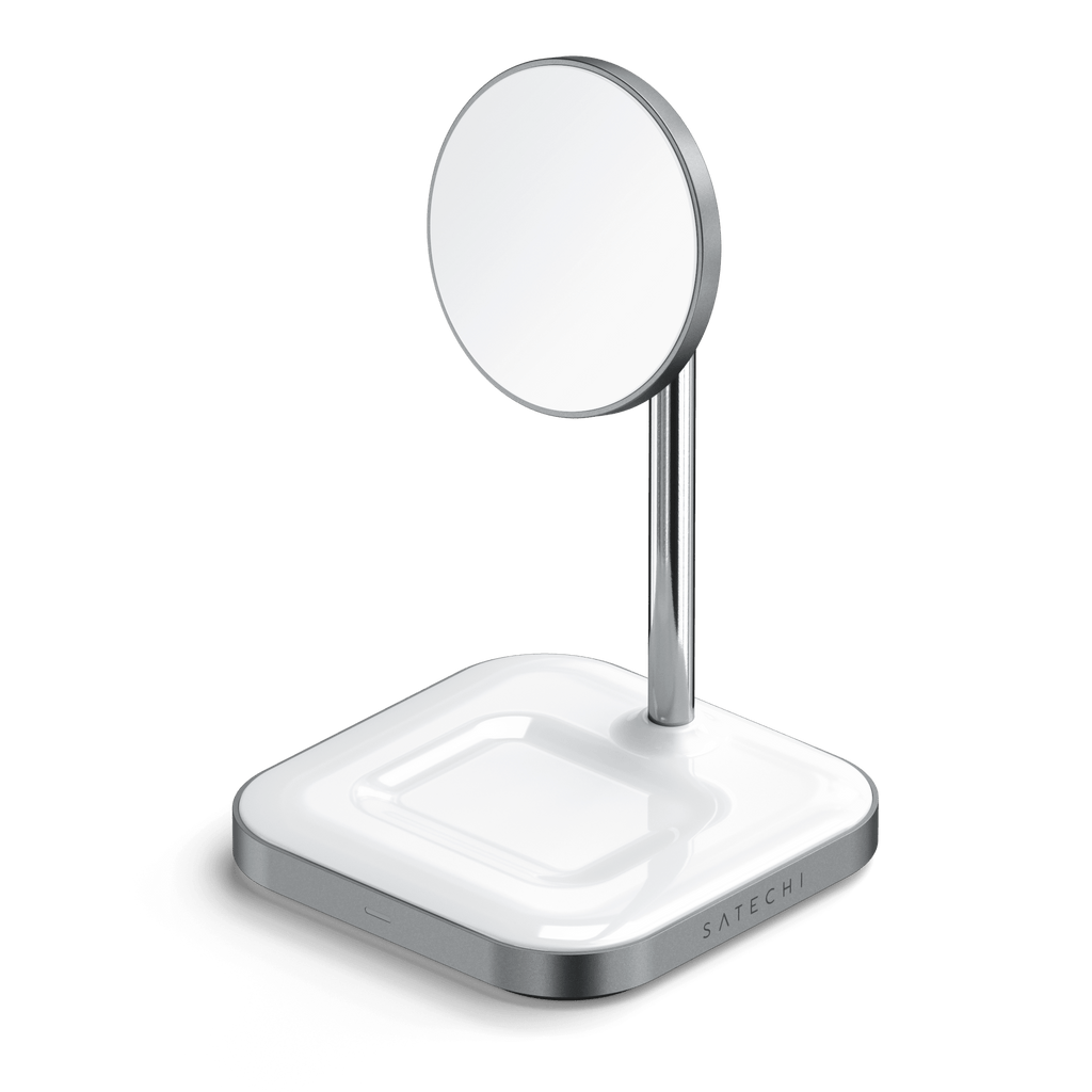 Satechi - Aluminum 2-in-1 Magnetic Wireless Charging Stand