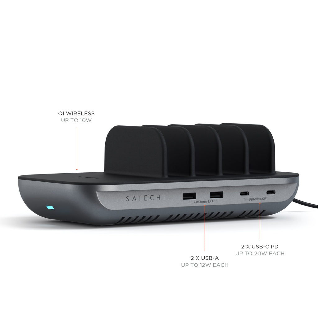 Satechi - Dock5 Multi-Device Charging Station