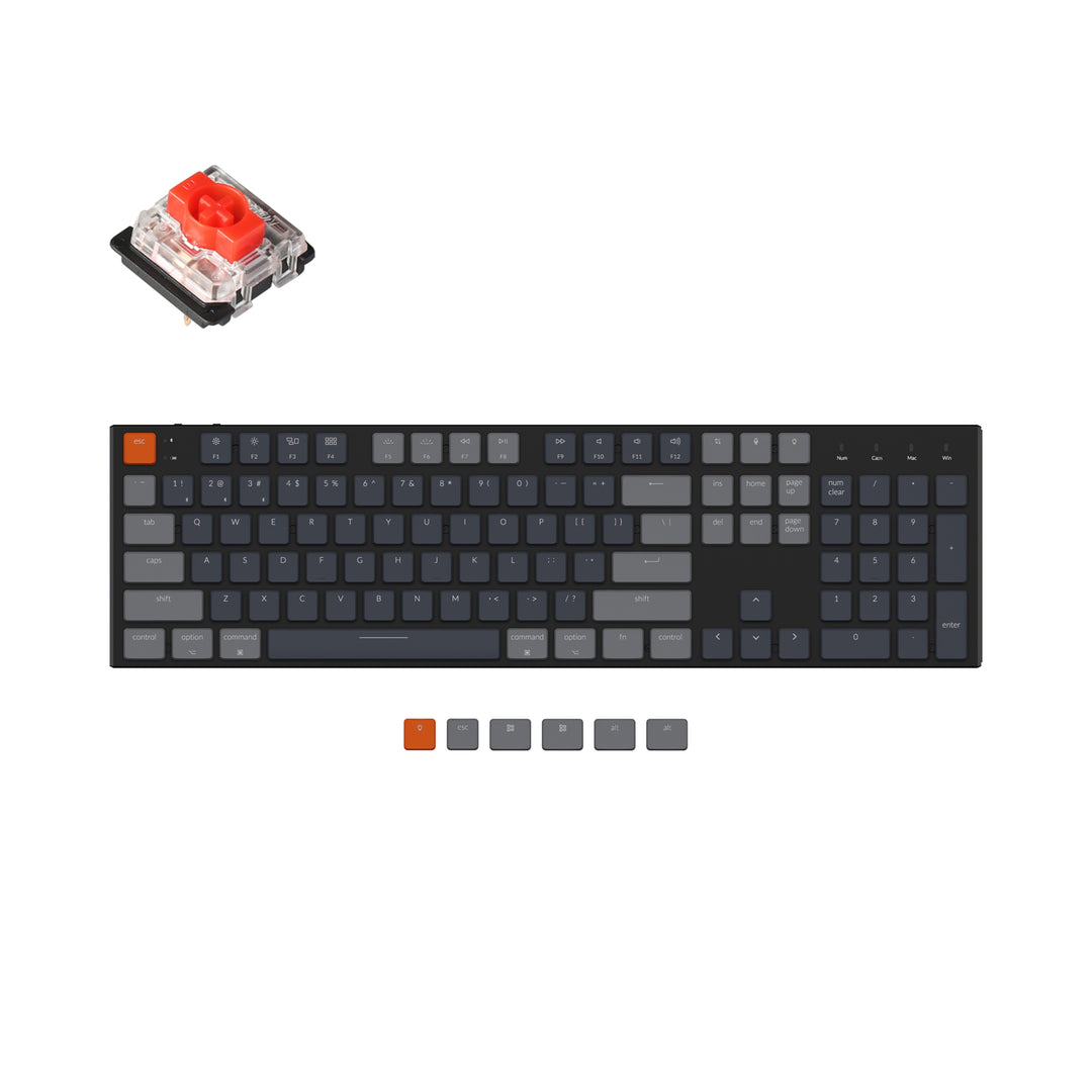 Keychron - K5 Ultra-slim Wireless Mechanical Keyboard