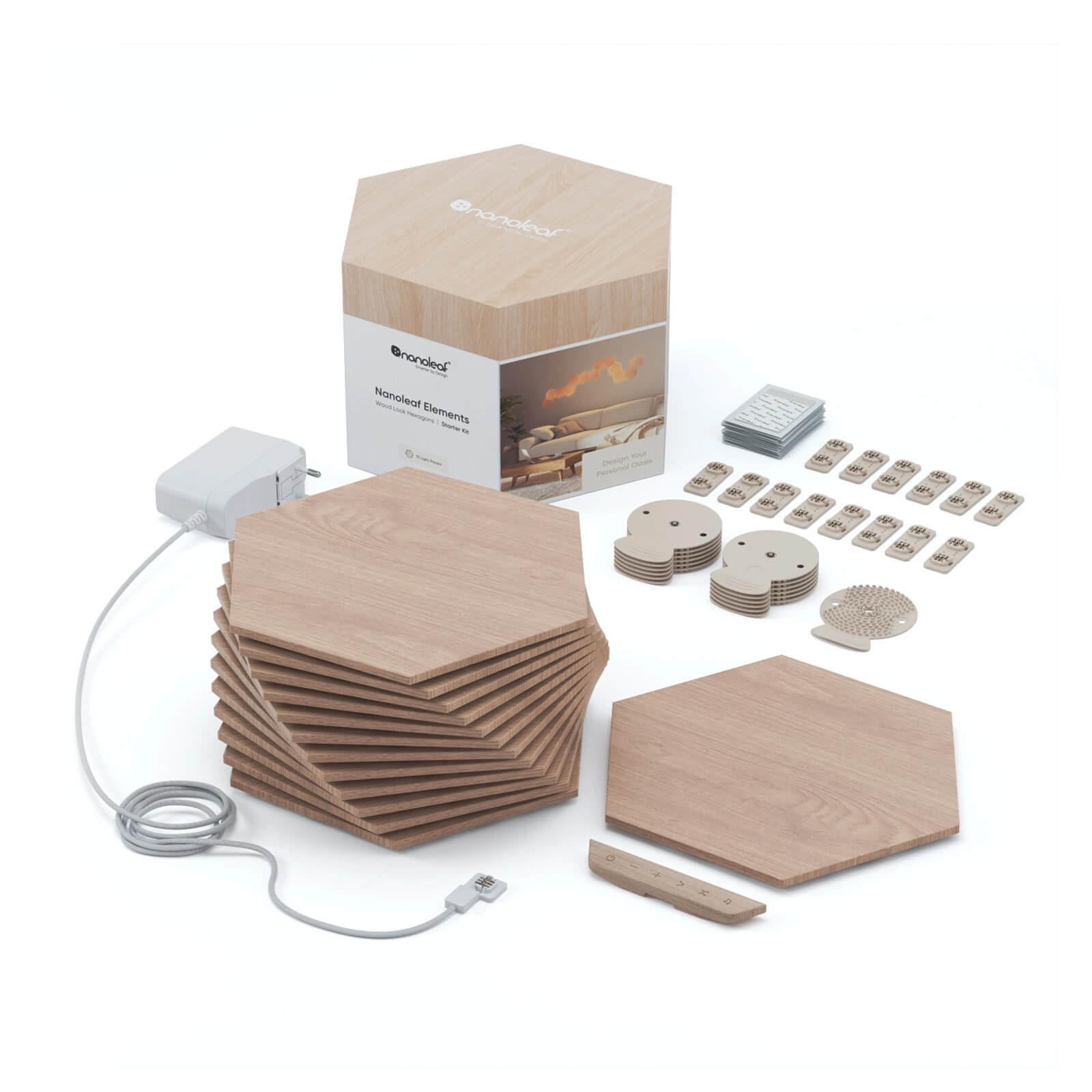 Nanoleaf - Elements Hexagon Starter Kit