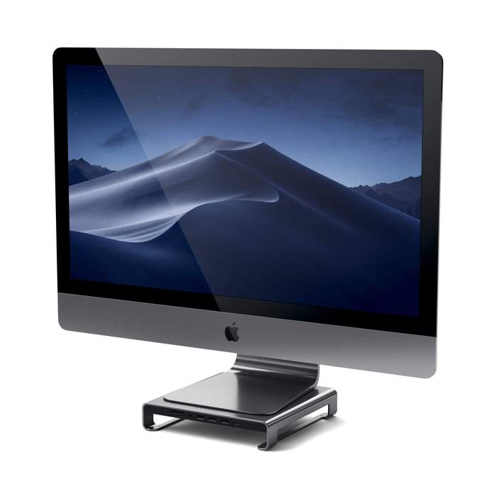 Satechi - Type C Aluminum Monitor Stand Hub for Imac