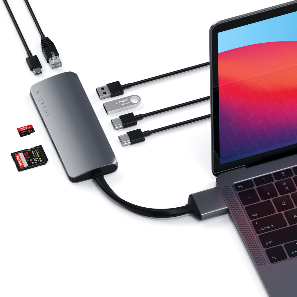 Satechi - Type-C Dual Multimedia Adapter