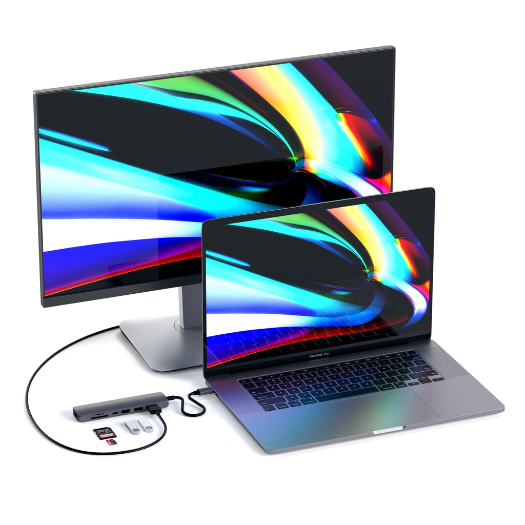 Satechi - Usb-C Slim Multi-port With Ethernet Adapter