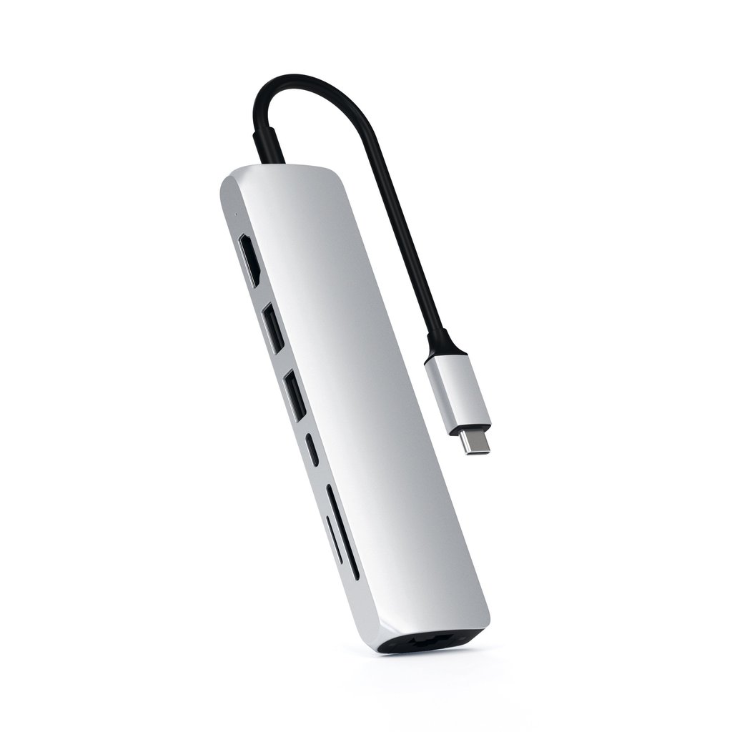 Satechi - Usb-C Slim Multi-port With Ethernet Adapter