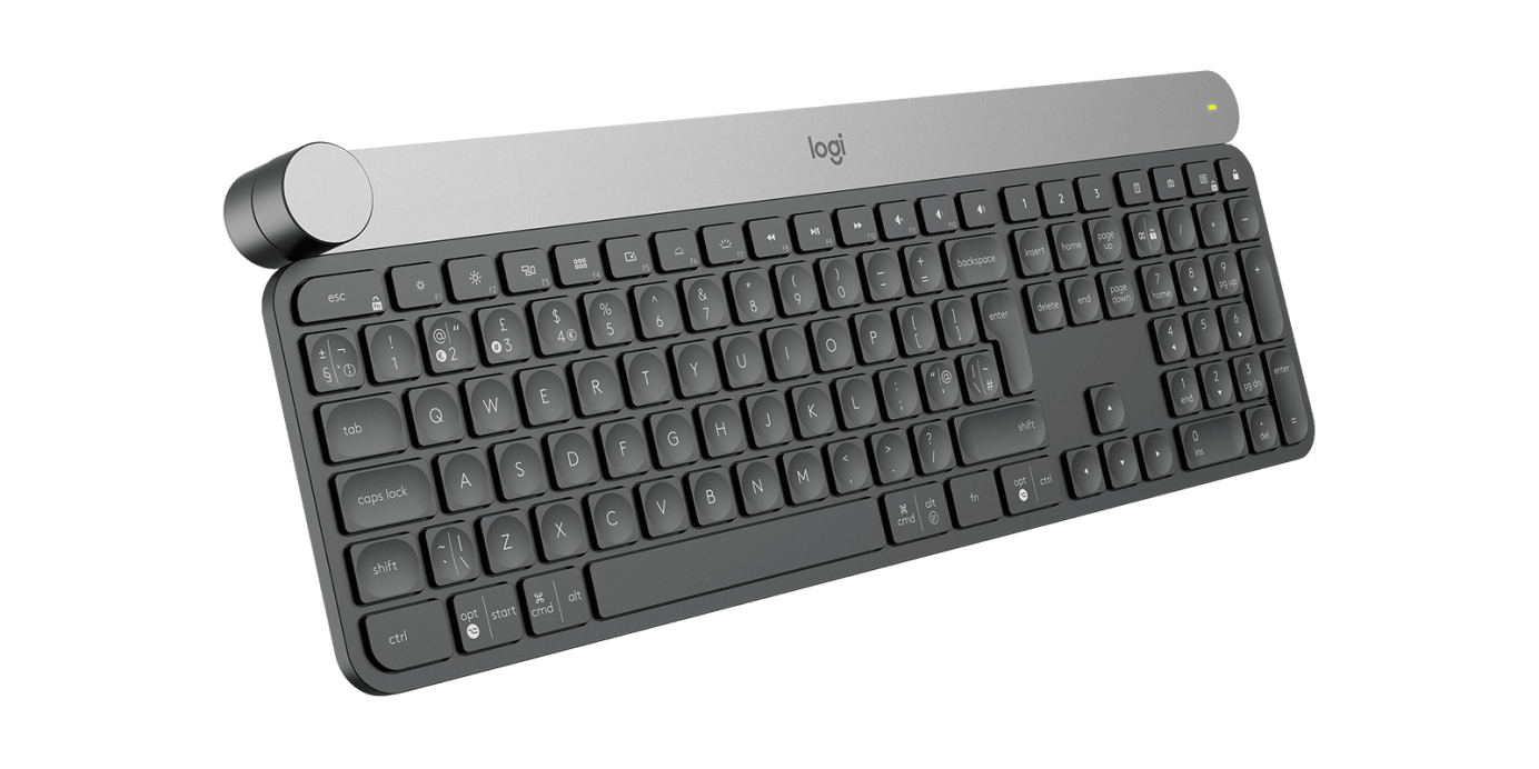 Logitech - Craft - Advanced Keyboard with Creative Input Dial