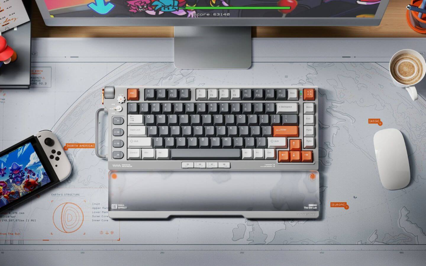 Magnetic keyboard - meet the NuPhy Field75 HE