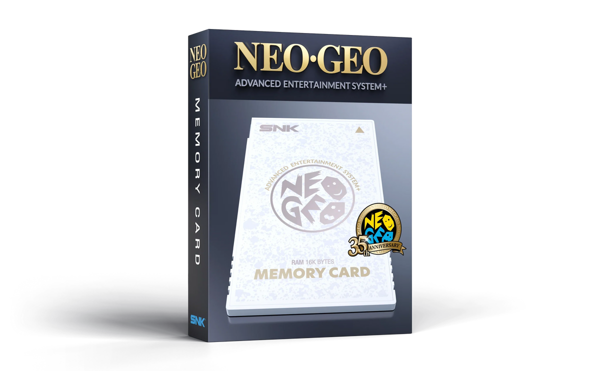Karta pamięci Neo Geo 35. rocznica, 16K bajtów RAM, SNK Advanced Entertainment System+