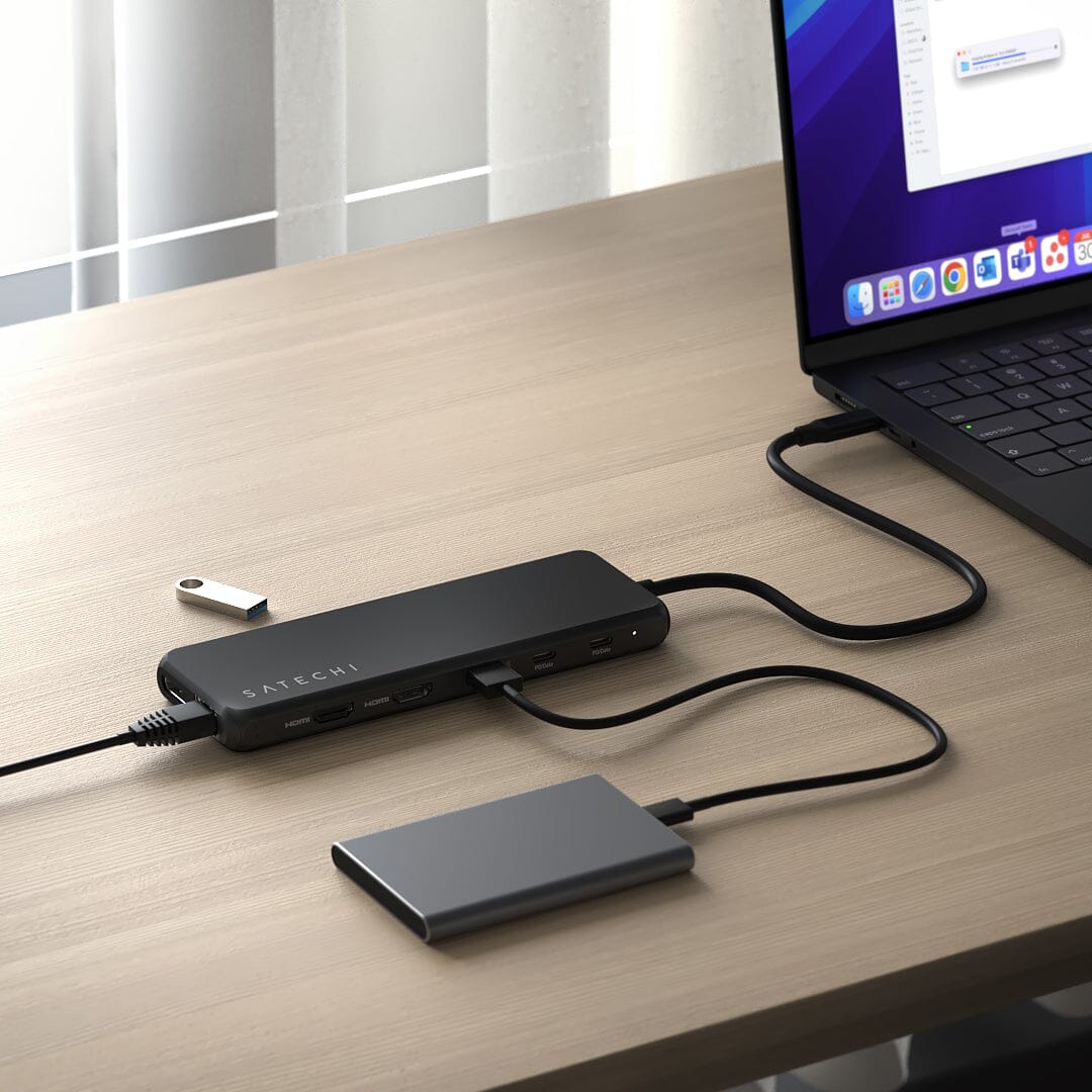 Satechi - 13-in-1 USB-C Triple Display Multiport Adapter