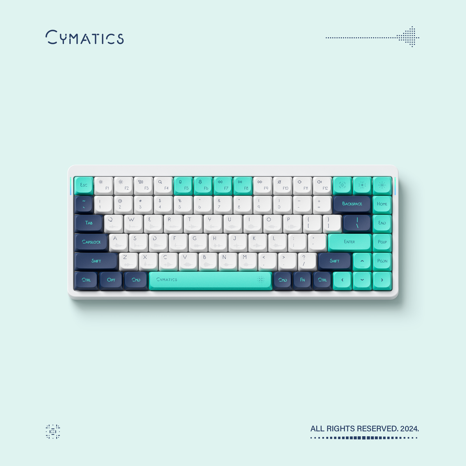 NuPhy - Cymatics nSA Profile Dye-sub PBT Keycaps