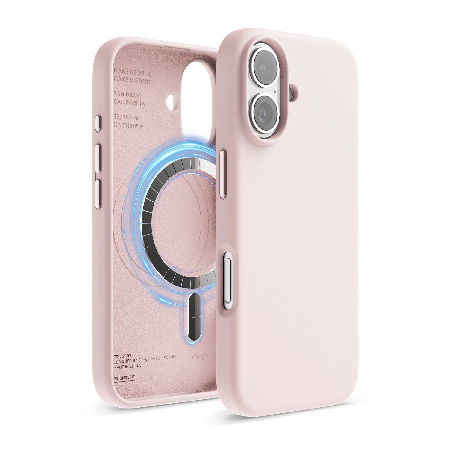 Elago - Magnetic Silicone Case for Iphone 16