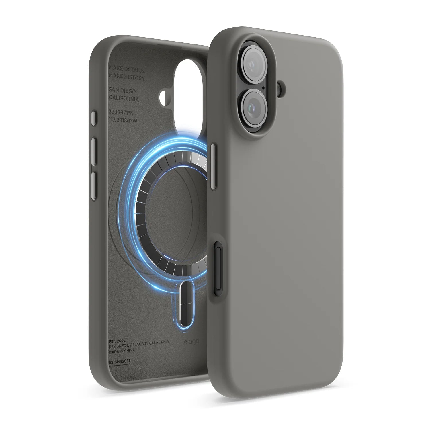 Elago - Magnetic Silicone Case for Iphone 16