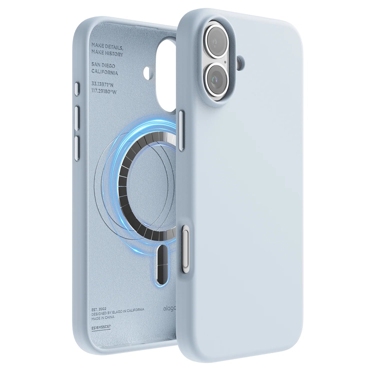 Elago - Magnetic Silicone Case for Iphone 16