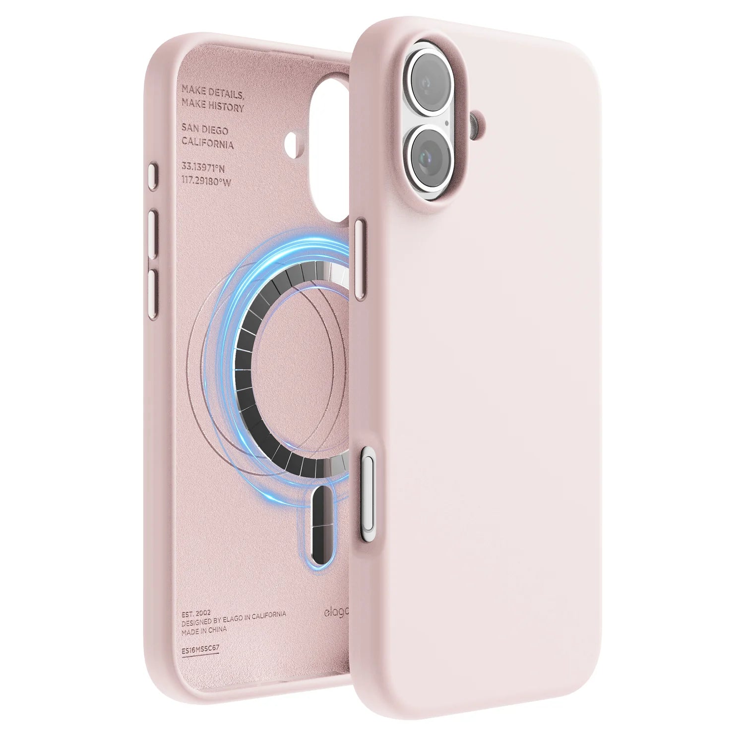 Elago - Magnetic Silicone Case for Iphone 16
