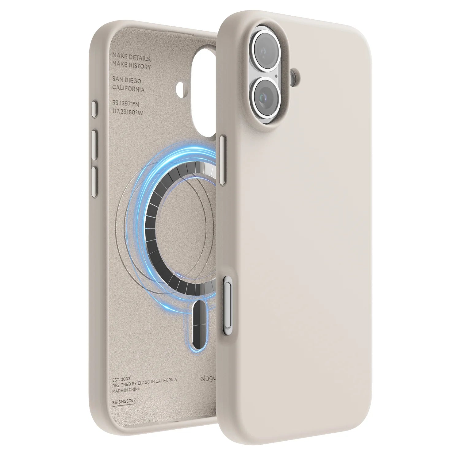 Elago - Magnetic Silicone Case for Iphone 16