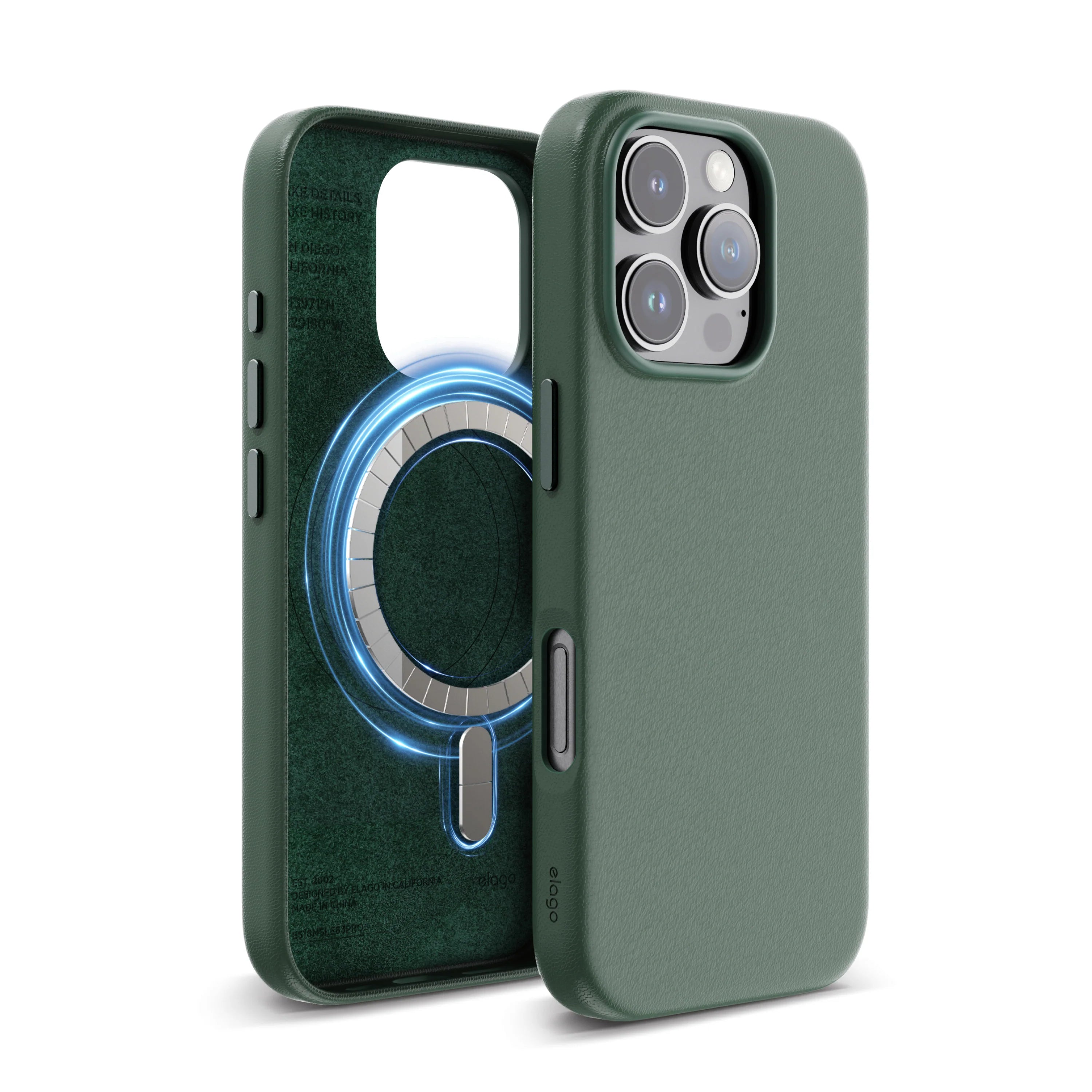 Elago - Magnetic Leather Case for Iphone 16