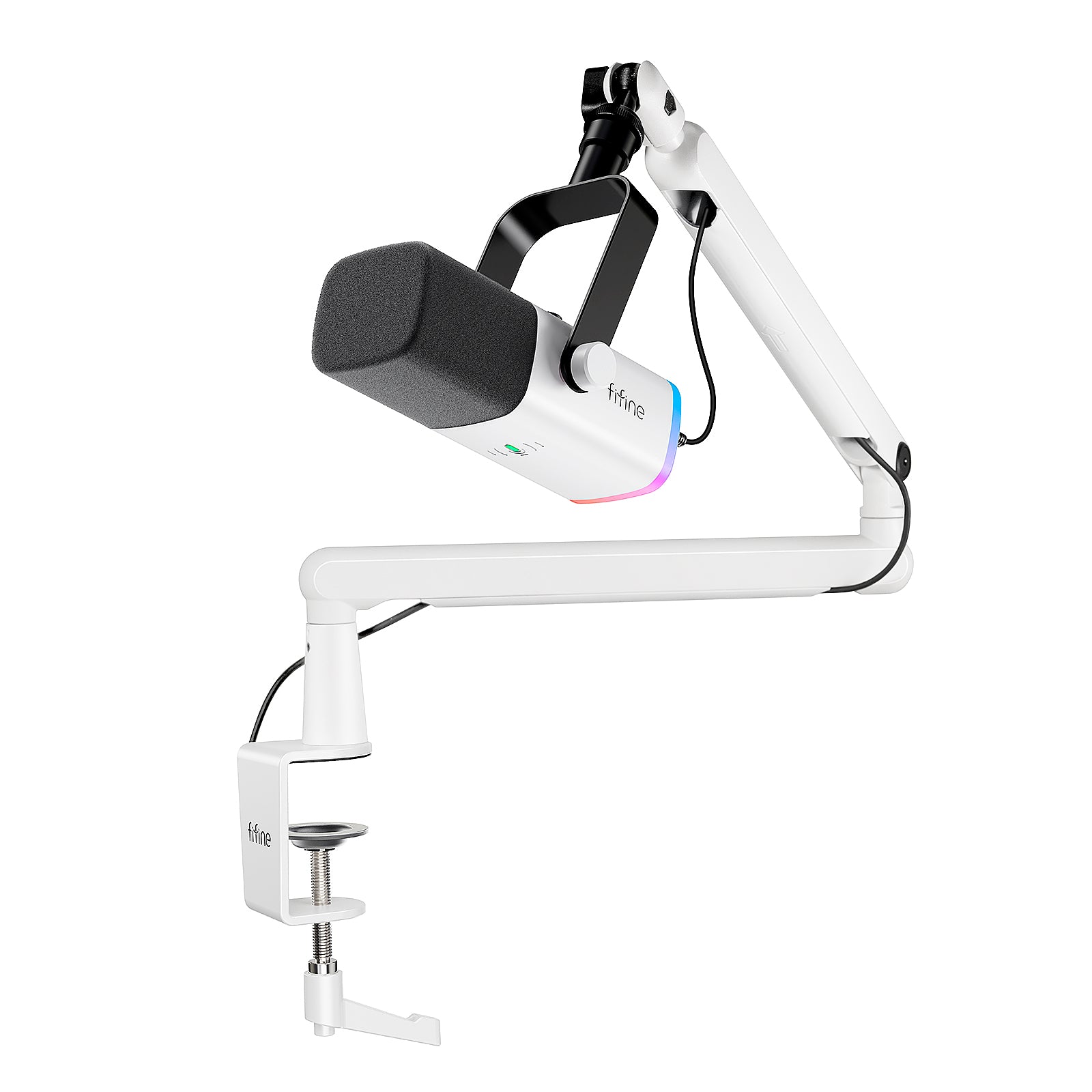 Fifine - AmpliGame - TAM8 Studio Dynamic Microphone With Boom Arm Stand