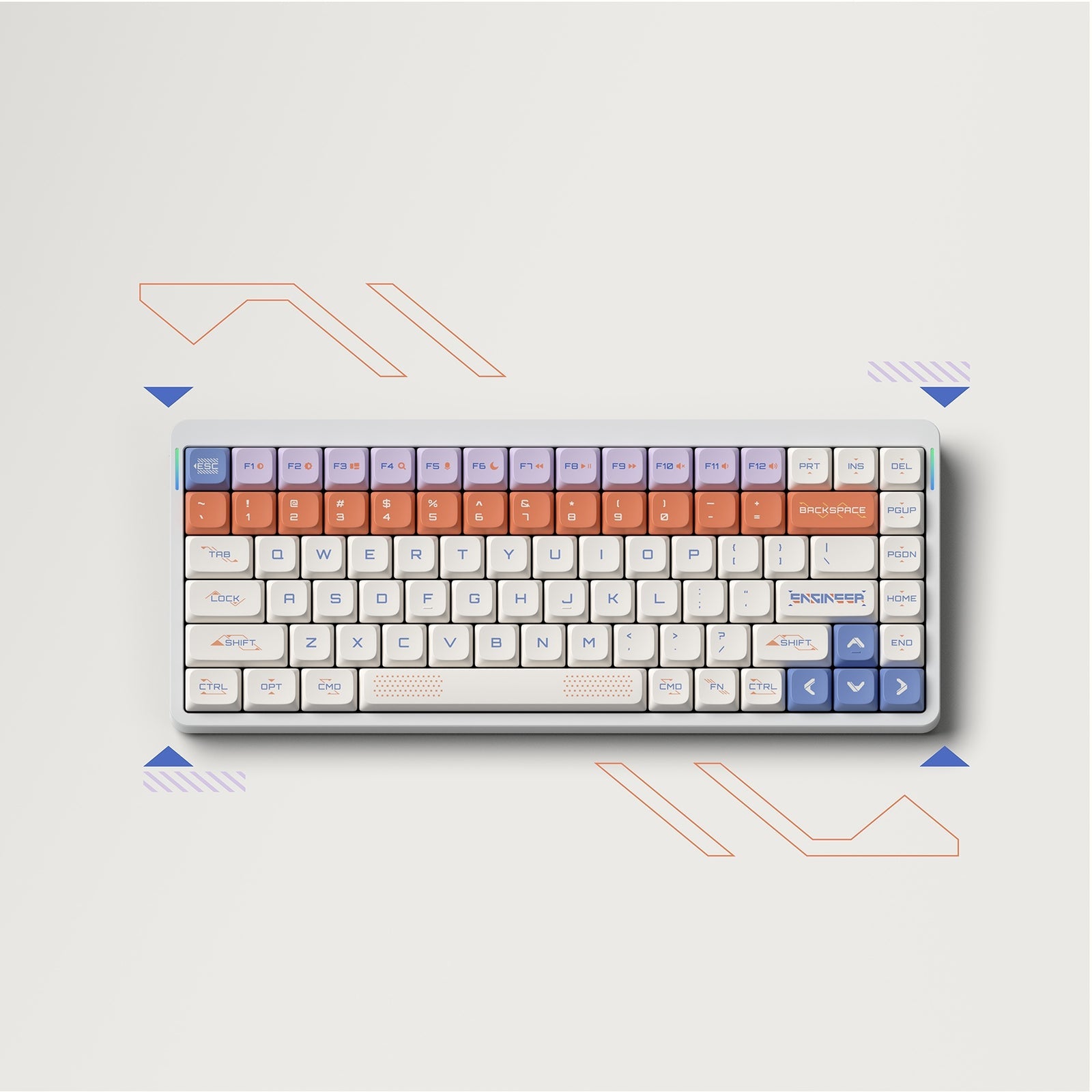 NuPhy - Space Engineer nSA Dye-sub PBT Keycaps