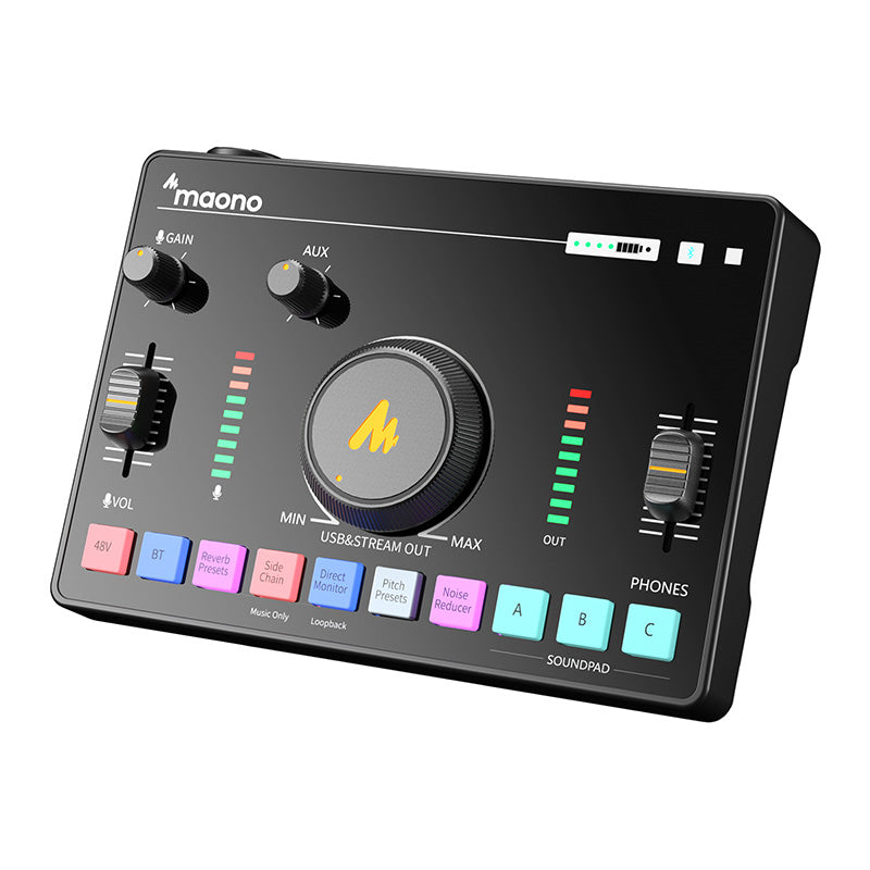 MAONO - Maonocaster AMC2 NEO One-Stop Streaming Audio Mixer & Sound Card
