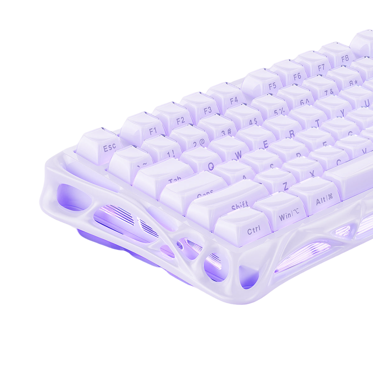 GravaStar - Mercury V75 Lavender Purple - Wired Magnetic Keyboard