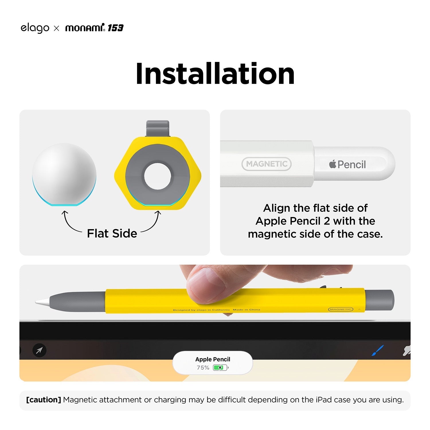 Elago x MONAMI Case for Apple Pencil 2nd Gen