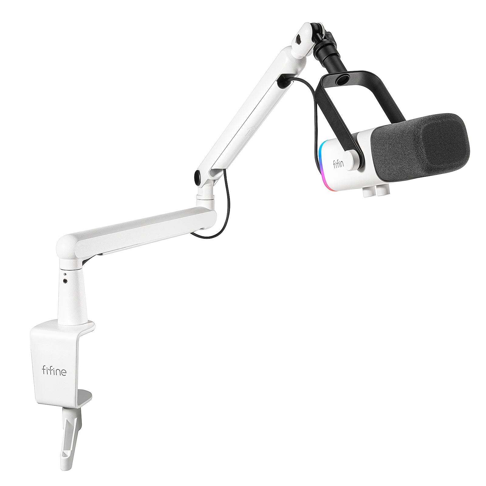 Fifine - AmpliGame - TAM8 Studio Dynamic Microphone With Boom Arm Stand