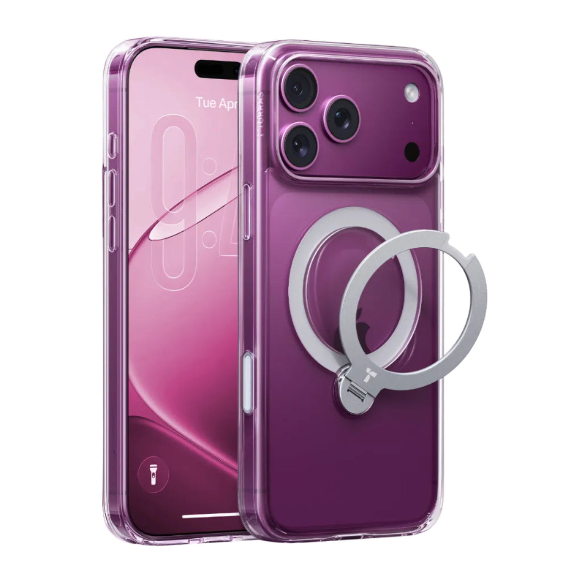 Torras - Ostand Q3 Spin MagSafe - Case for iPhone 18 Pro Max andiPhone 17 Pro Max