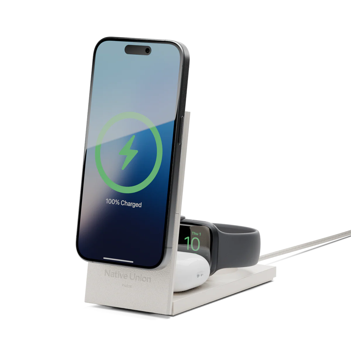 Native Union - Rise 3-in-1 Magnetic Wireless Charger