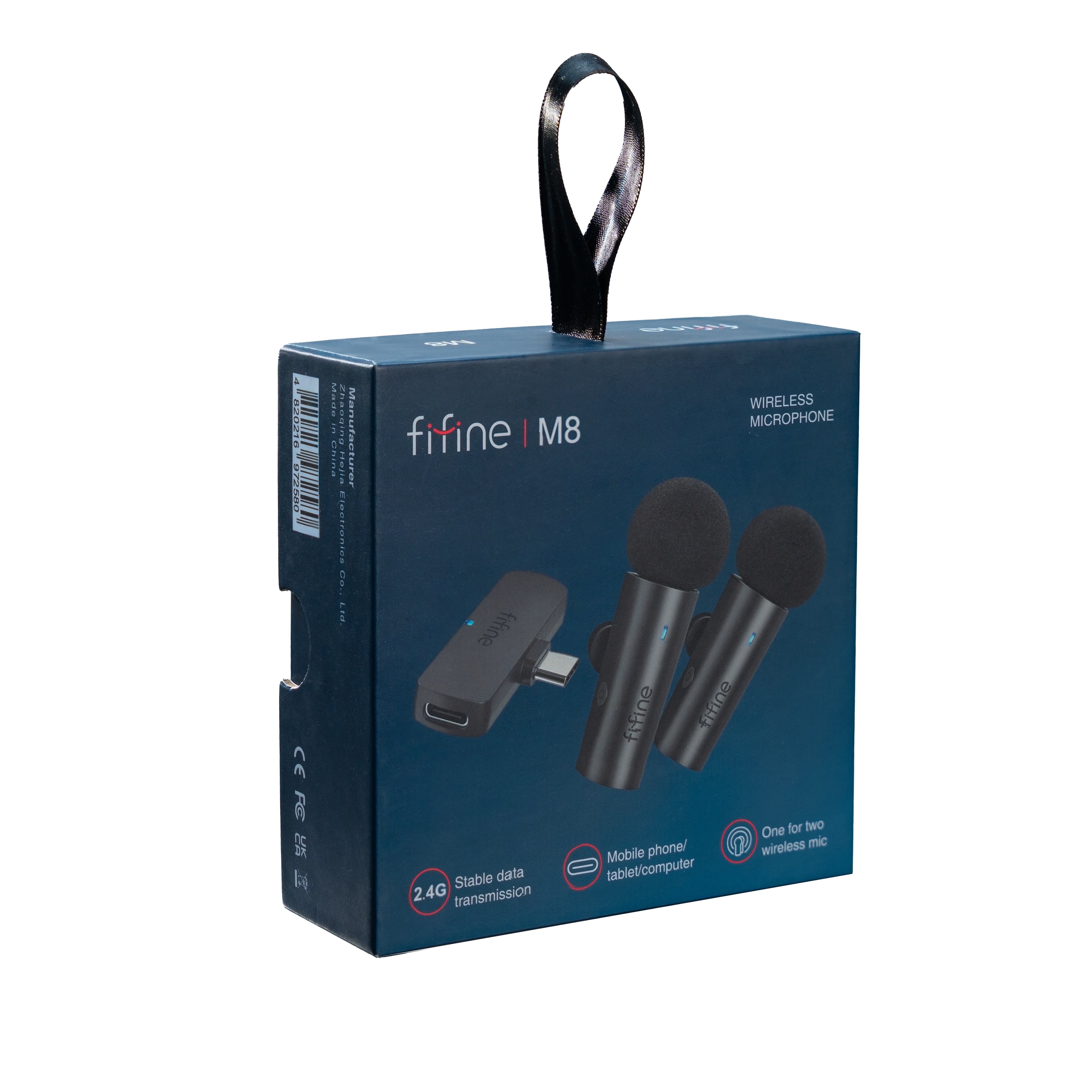 Fifine - AmpliGame - M8 Wireless Lavalier Microphone