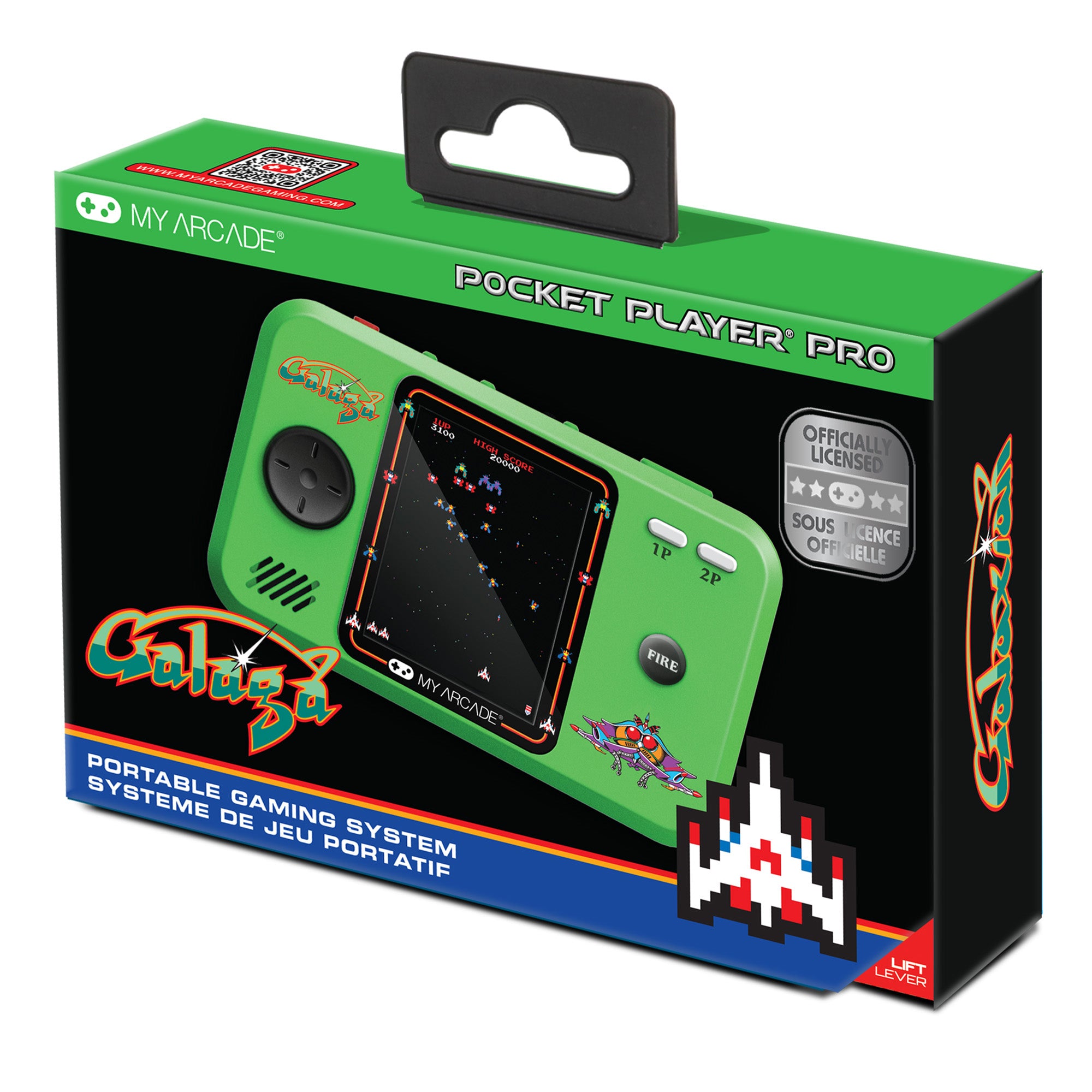 My Arcade - GALAGA Pocket Player Pro DGUNL-4199
