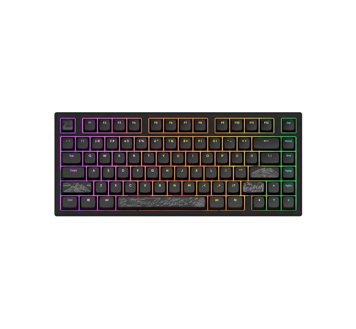 Dark Project - ALU81A Terra Nostra Gaming Mechanical Keyboard
