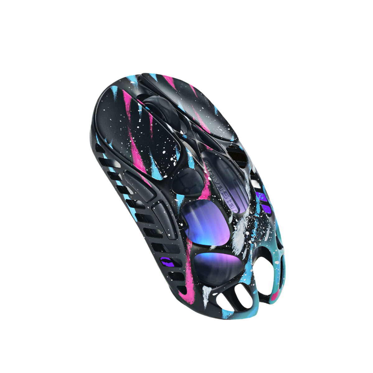GravaStar - Mercury X Pro Special Edition Neon Graffiti Wireless Gaming Mouse
