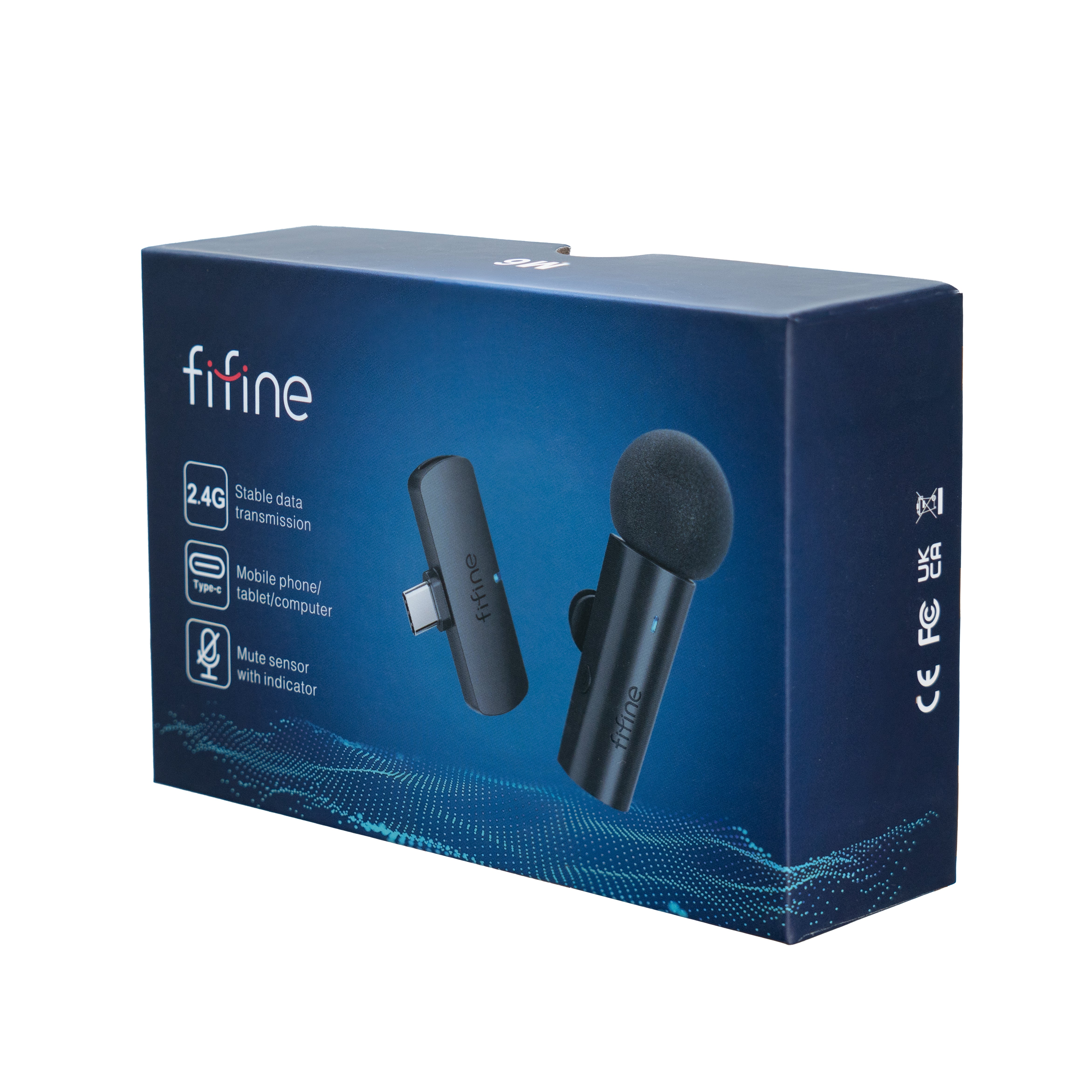 Fifine - AmpliGame - M6 Wireless Lavalier Microphone
