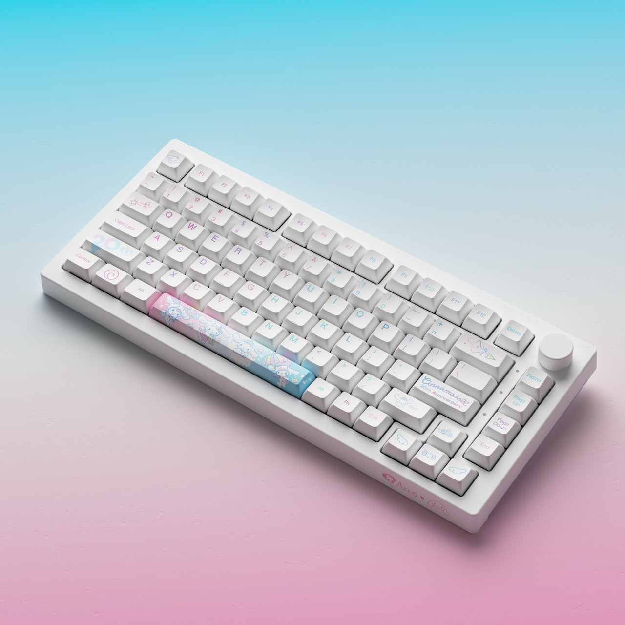Akko - Cinnamoroll 20th Anniversary 5075B Plus Wireless Mechanical Keyboard