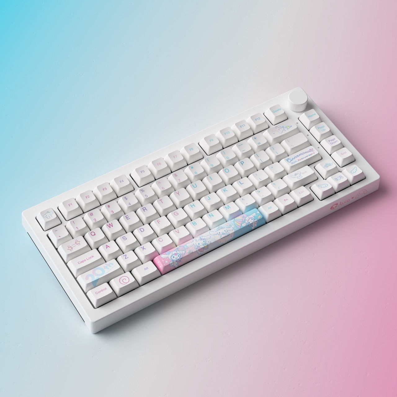 Akko - Cinnamoroll 20th Anniversary 5075B Plus Wireless Mechanical Keyboard
