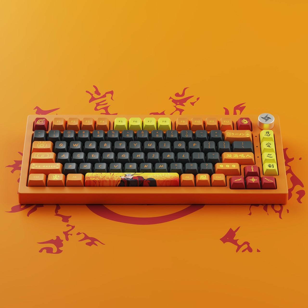Akko - Naruto Uzumaki 20th Anniversary 5075B Plus Wireless Mechanical Keyboard
