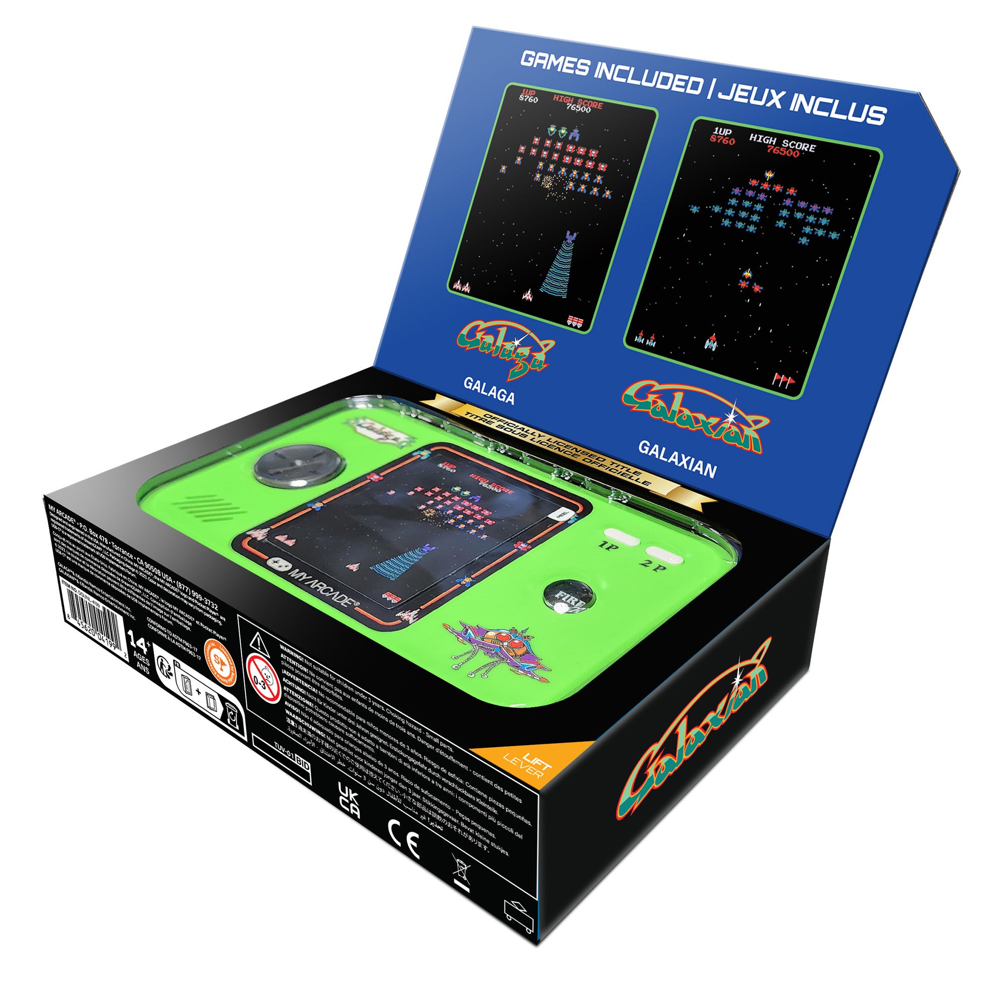 My Arcade - GALAGA Pocket Player Pro DGUNL-4199