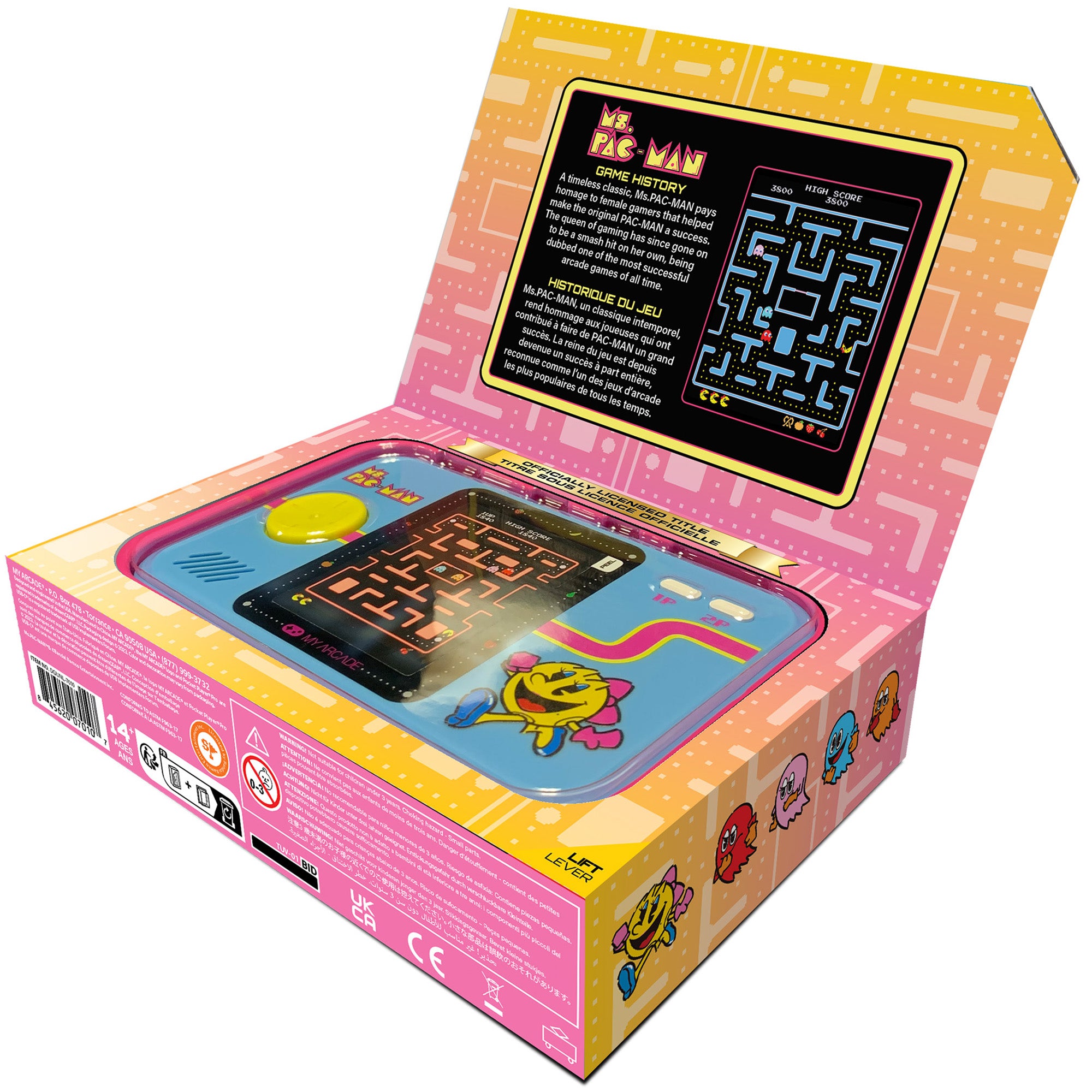 My Arcade - Ms.PAC-MAN Pocket Player Pro DGUNL-7010