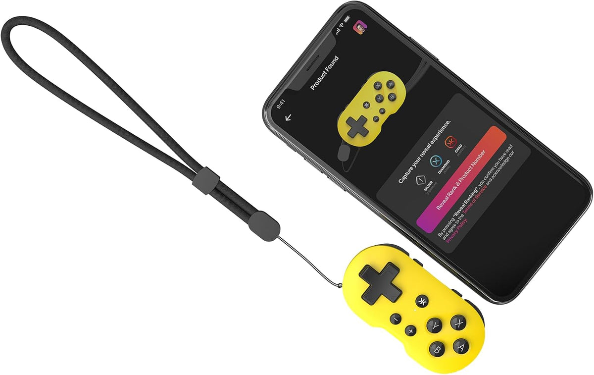 CRKD - ATOM™ Mini Keychain Wireless Controller Yuzu Yellow