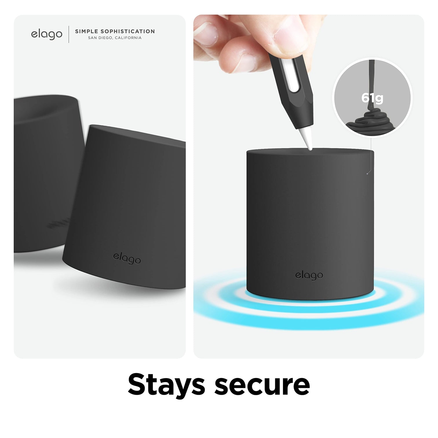 Elago - Silicone Stand for Apple Pencil and Any Tablet Stylus