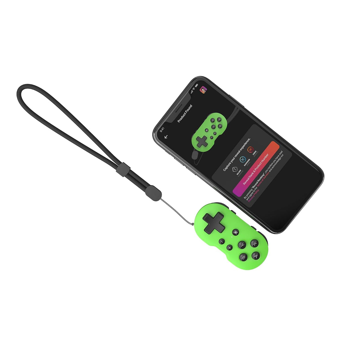CRKD - ATOM™ Mini Keychain Wireless Controller Leaf Green