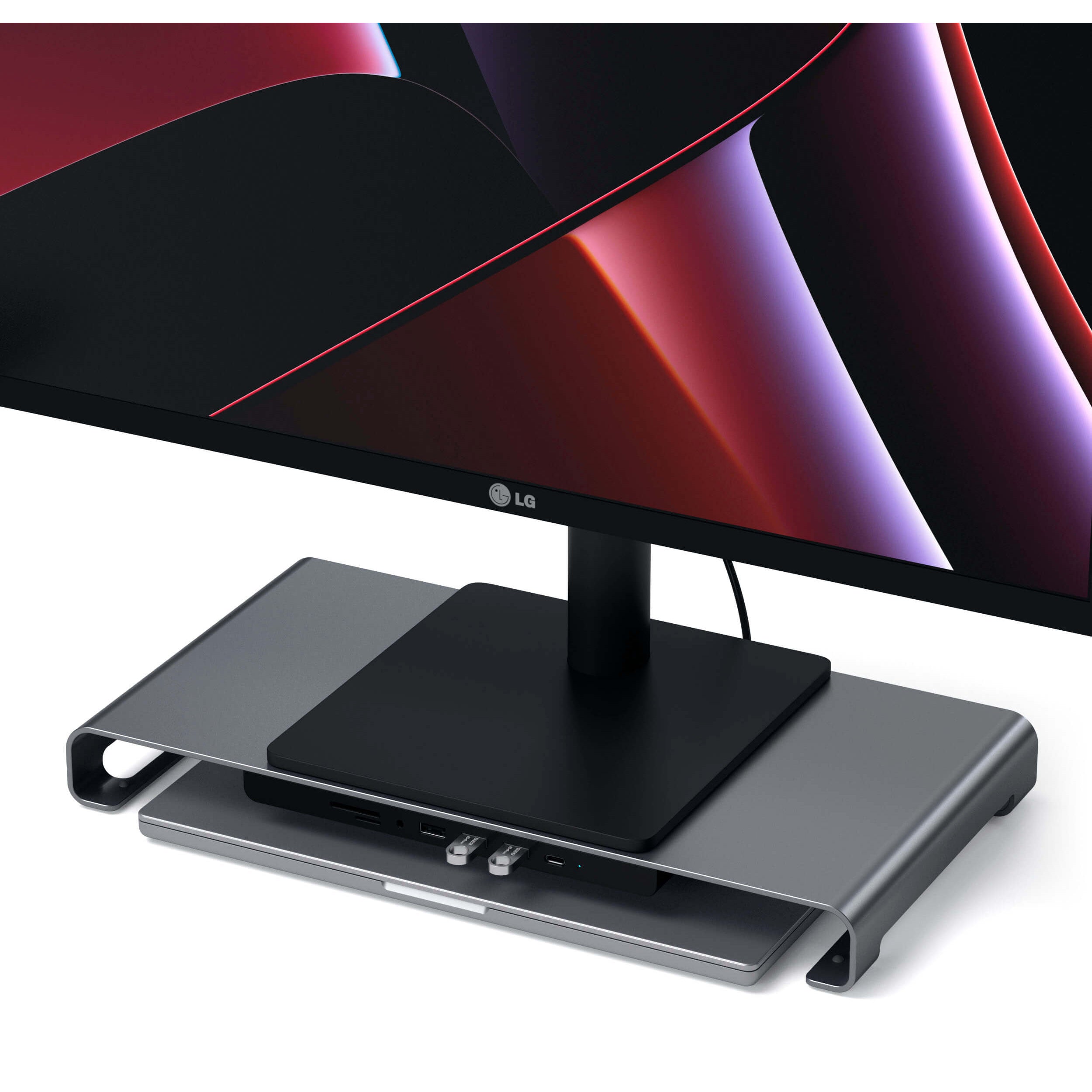 Satechi - USB-C Monitor Stand Hub XL