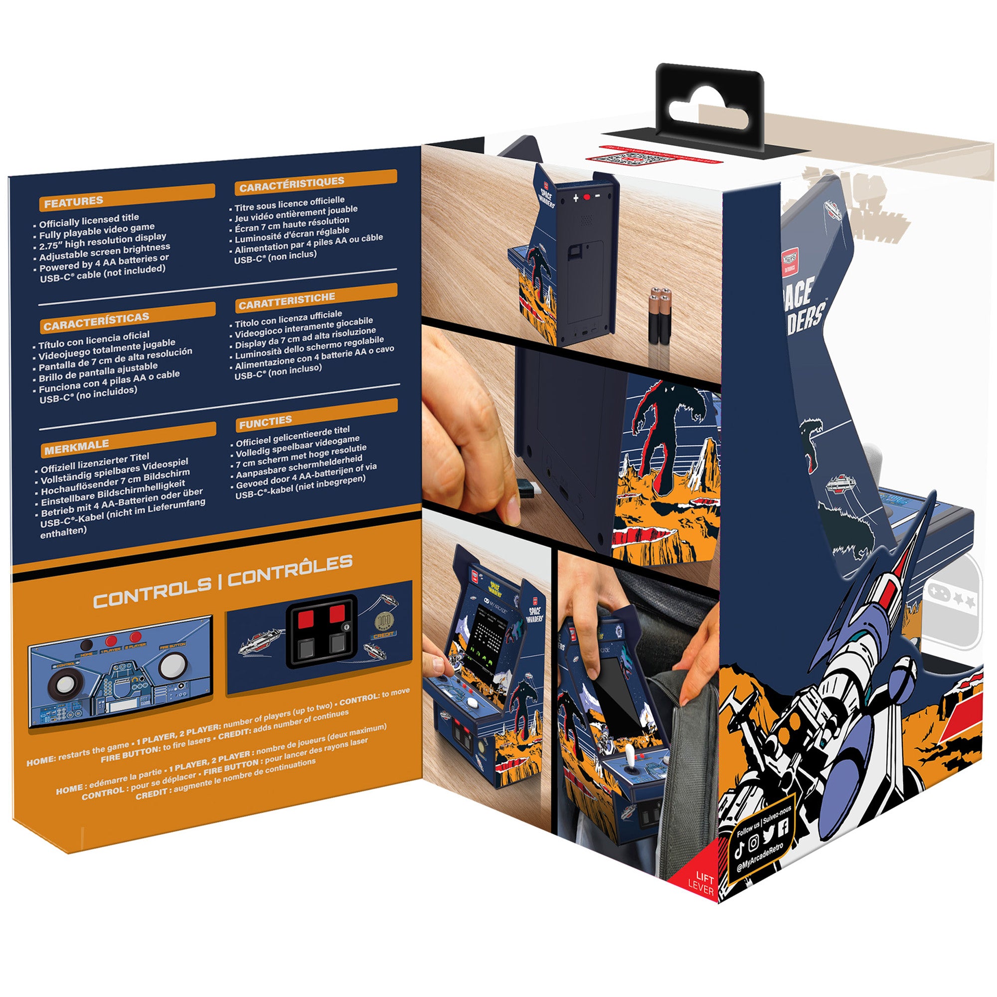 My Arcade - SPACE INVADERS Micro Player Pro DGUNL-7004