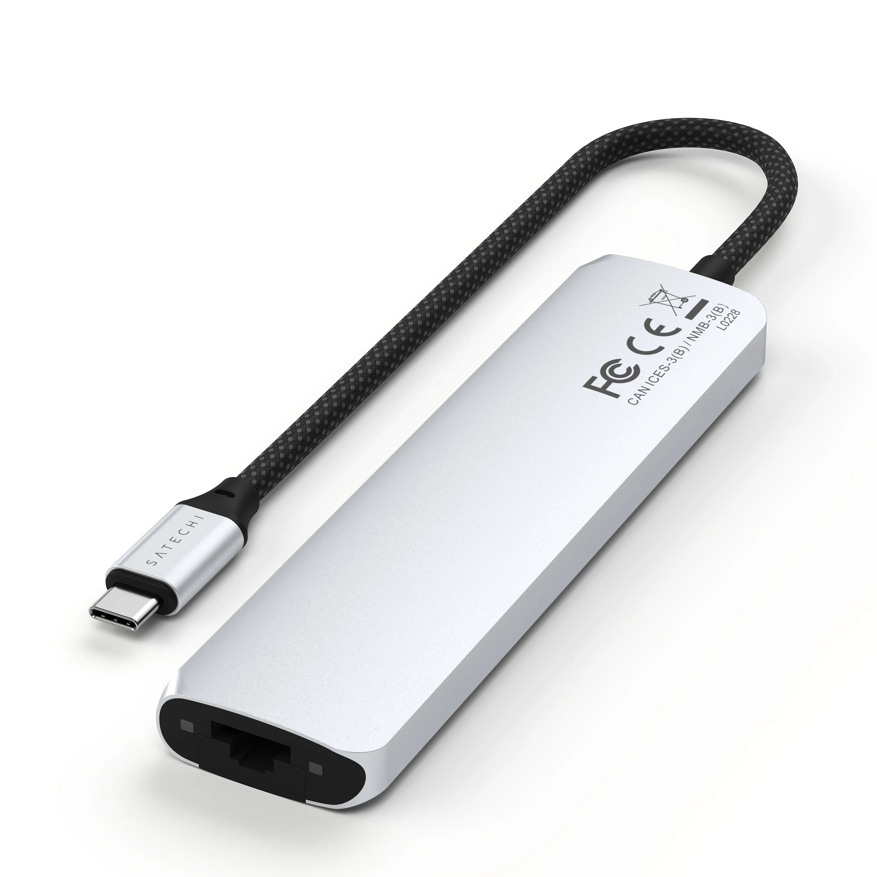 Satechi - 7-in-1 USB-C Slim Multiport Adapter with Ethernet