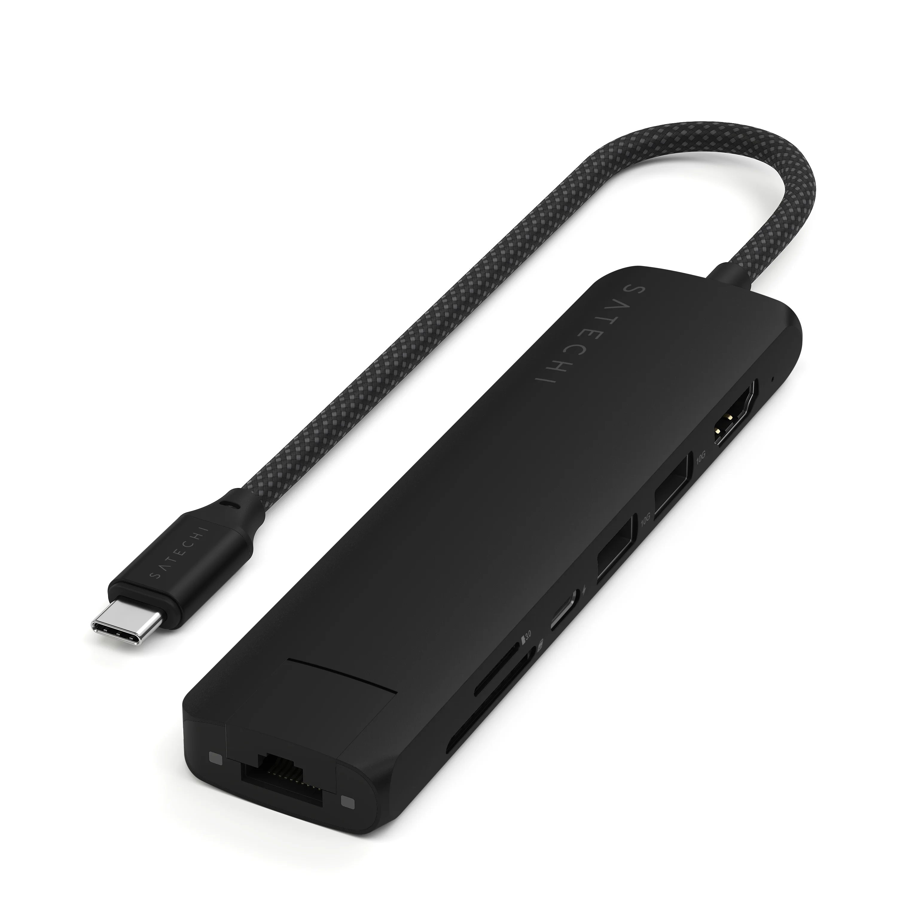Satechi - 7-in-1 USB-C Slim Multiport Adapter with Ethernet