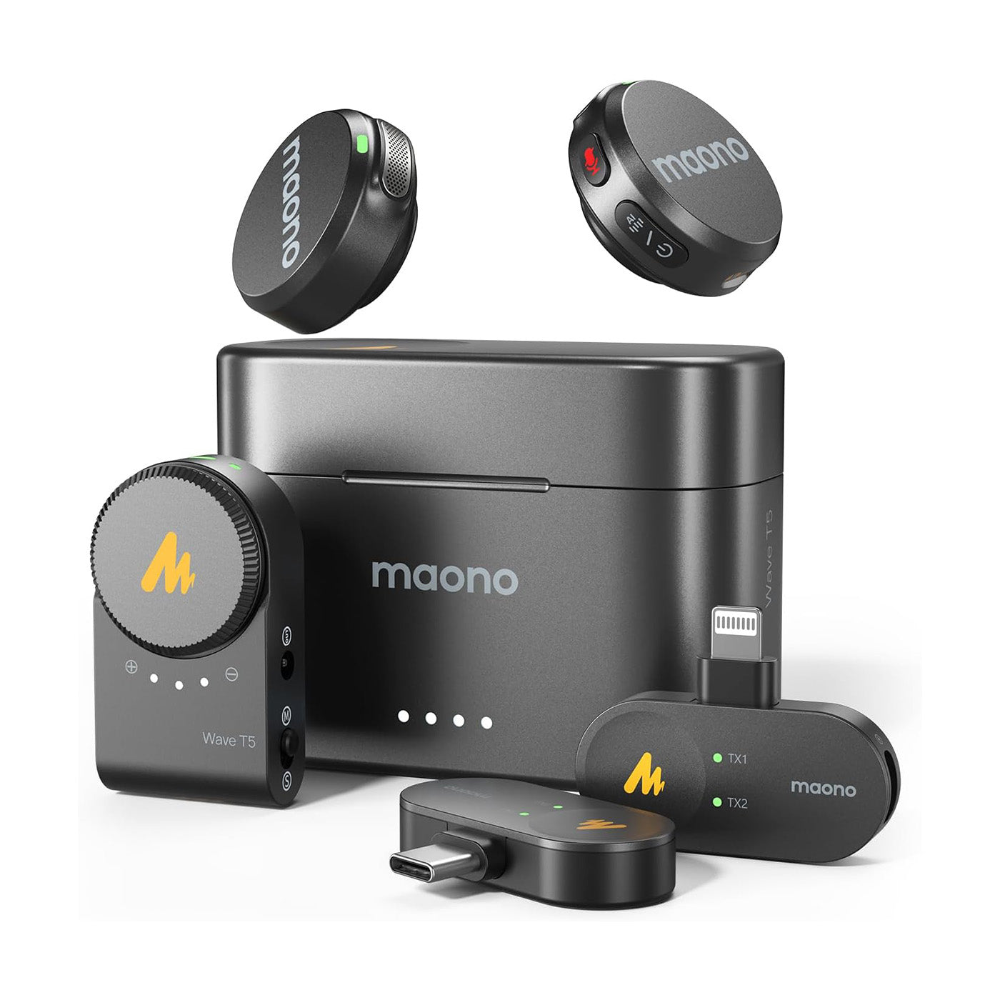 MAONO - Wave T5 Wireless Lavalier Microphone