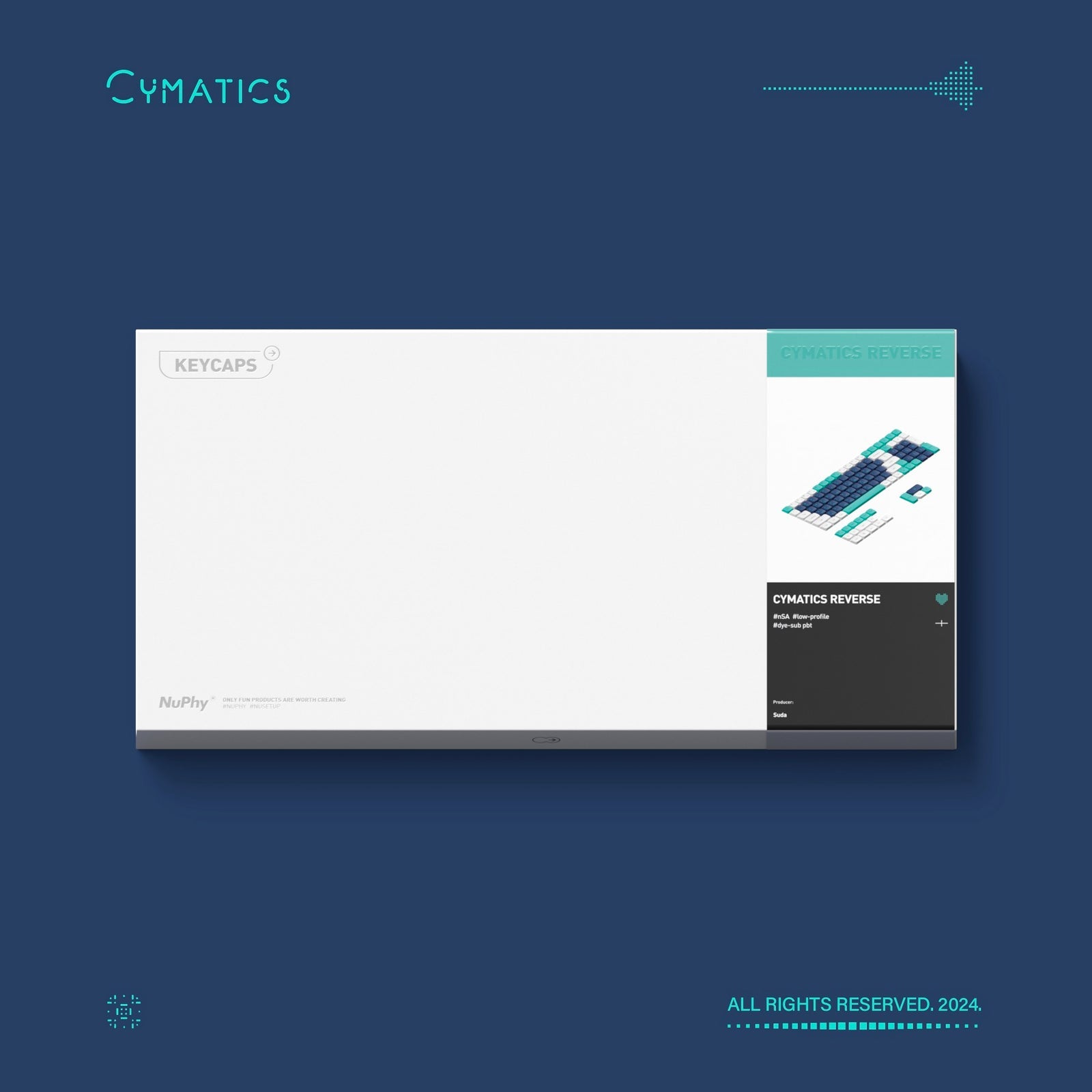 NuPhy - Cymatics nSA Profile Dye-sub PBT Keycaps