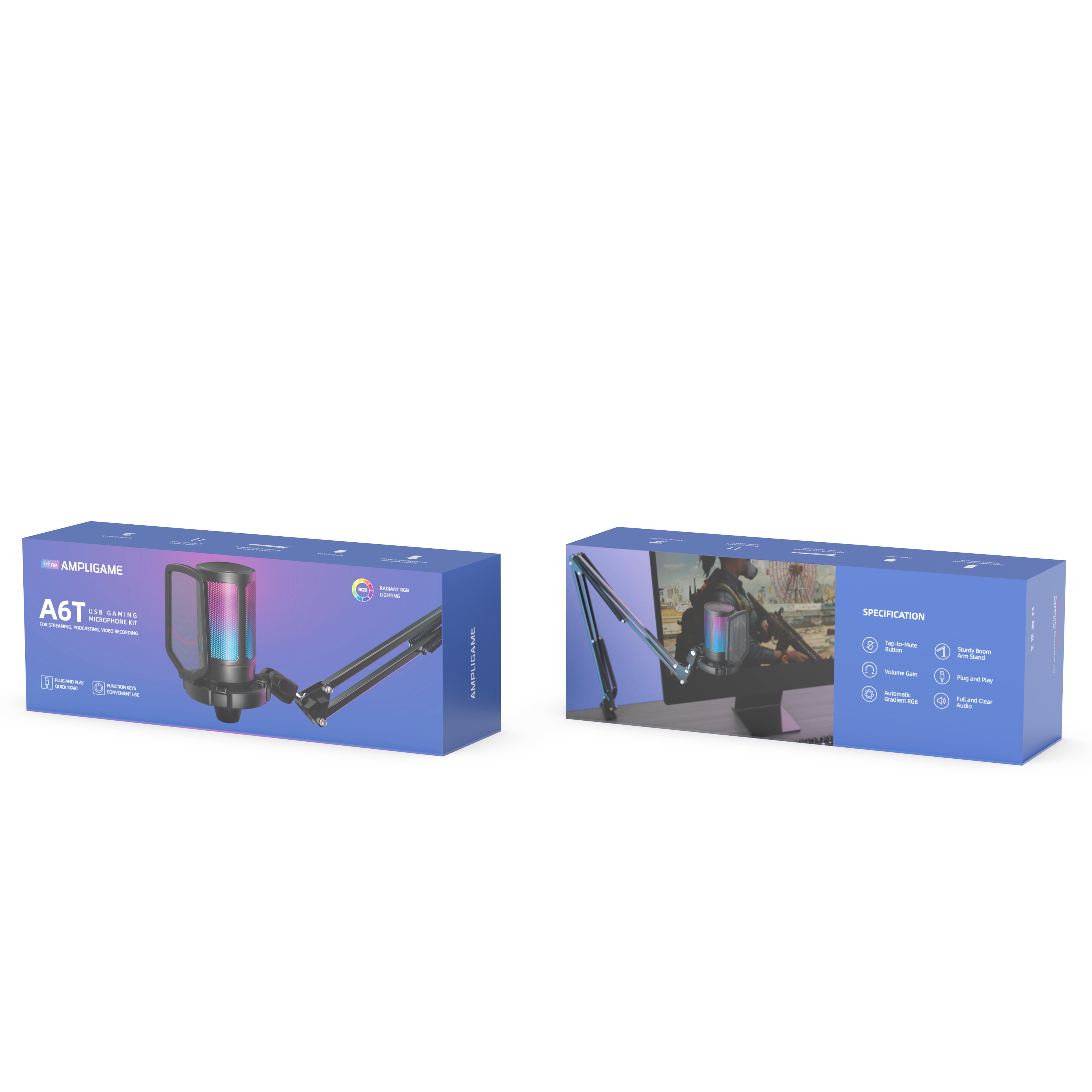 Fifine - AmpliGame - A6T Studio Condenser Microphone