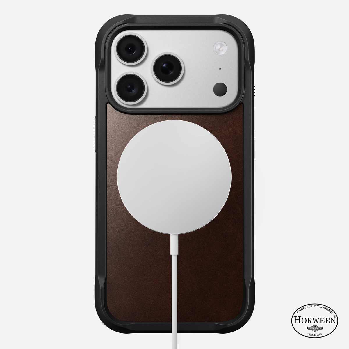 Nomad - Rugged Leather Case Rustic Brown for iPhone 18 Pro / Pro Max